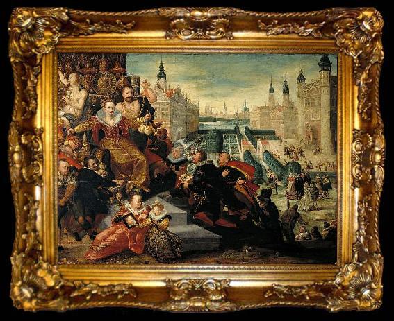 framed  Anton Moller Allegory of wealth, ta009-2